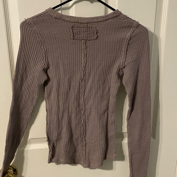 We The Free Textured Knit Top in Taupe - Picture 11 of 11